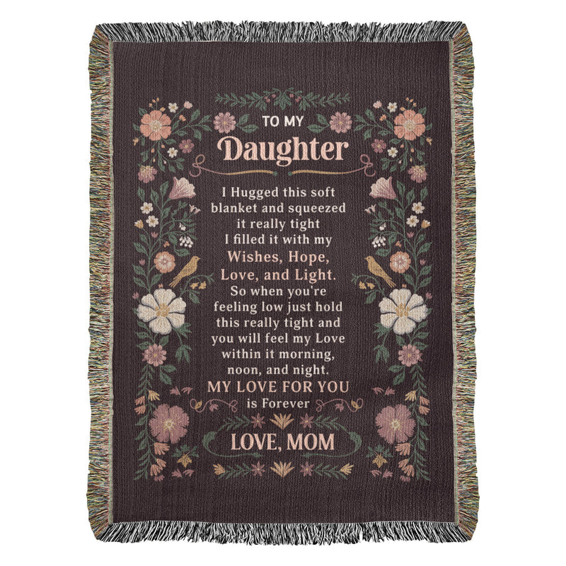 To My Daughter - Heirloom Blanket - Baker's General Store