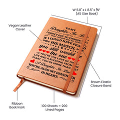 To My Daughter-in-Law Honor – Leather Journal - Baker's General Store