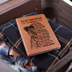 To My Daughter Lion Crown – Leather Journal - Baker's General Store