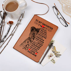 To My Daughter Lion Crown – Leather Journal - Baker's General Store