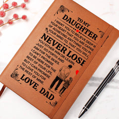 To My Daughter Promise – Leather Journal - Baker's General Store