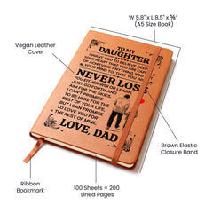 To My Daughter Promise – Leather Journal - Baker's General Store