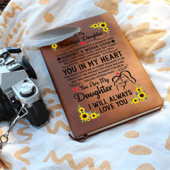 To My Daughter Proud – Leather Journal - Baker's General Store