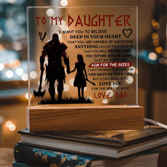 To My Daughter Skies – Acrylic Square - Baker's General Store