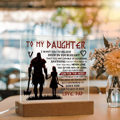 To My Daughter Skies – Acrylic Square - Baker's General Store