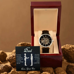 To My Dear Dad Always Remember I Love You – Openwork Watch - Baker's General Store