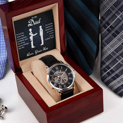 To My Dear Dad Always Remember I Love You – Openwork Watch - Baker's General Store