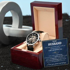 To My Husband Eyes – Openwork Watch - Baker's General Store
