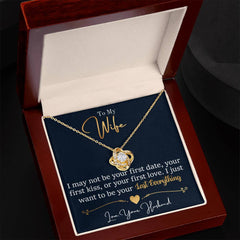To My Last Everything - Love Knot Necklace - Baker's General Store