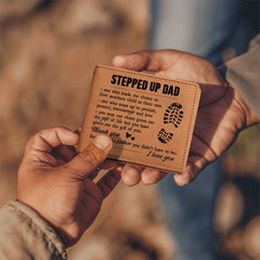To My Stepdad Gift of Life – Leather Wallet - Baker's General Store