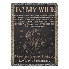 To My Wife - Heirloom Blanket - Baker's General Store