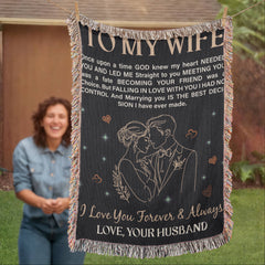 To My Wife - Heirloom Blanket - Baker's General Store