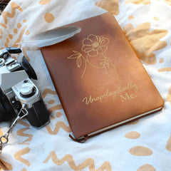Unapologetically Me - Leather Journal - Baker's General Store