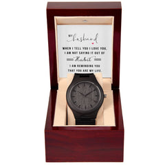 You Are My Life- Wooden Watch - Baker's General Store