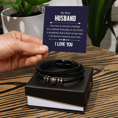 Your Love is not Just a Feeling - Means Leather Bracelet - Baker's General Store