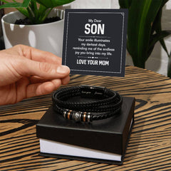 Your Smile - Mens Leather Bracelet - Baker's General Store
